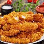 Iscas de frango empanadas receita
