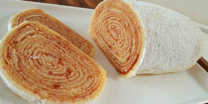 Massa de bolo de rolo receita