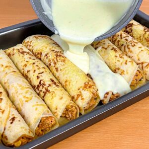 Massa de panqueca com queijo ralado receita