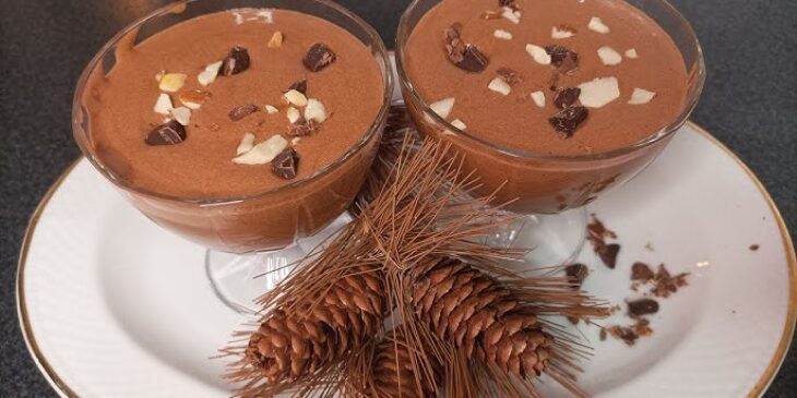 Mousse de chocolate com arroz ana maria