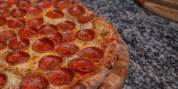 Pizza poderosa de pepperoni do tiktok