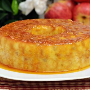 Pudim de maçã Ana Maria