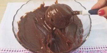 Recheio de chocolate para tortas