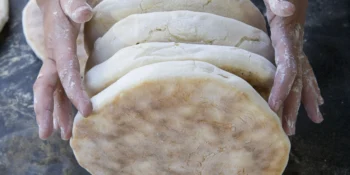 Bolo de caco tradicional