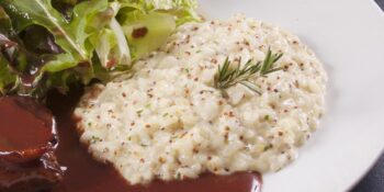 Arroz à piamontese original do masterchef