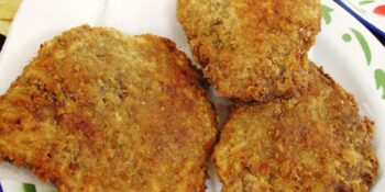 Bife empanado crocante sem fritura