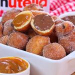 Bolinho de chuva com recheio de chocolate receita