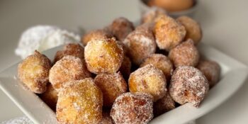 Bolinho de chuva tem glúten