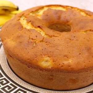 Bolo de banana vegano receita
