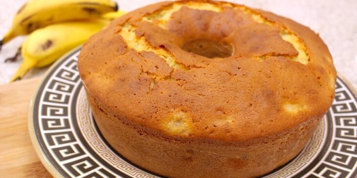 Bolo de banana vegano receita