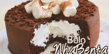 Bolo Nhá Benta com marshmallow