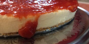Cheesecake de goiabada com queijo minas do Masterchef