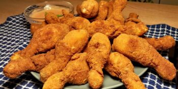 Coxinha de galinha crocante