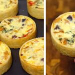 Mini quiche de bacalhau receita