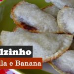 Pastel de nutella com banana tudo gostoso frito de feira
