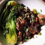 Pato com legumes orientais receita