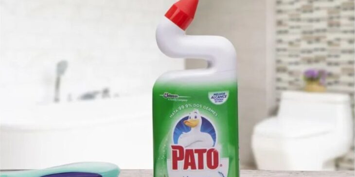 Pato produto de limpeza