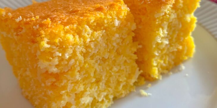 receitas de bolo de milho molhadinho