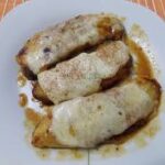 Sobremesa com banana, queijo e canela tudo gostoso