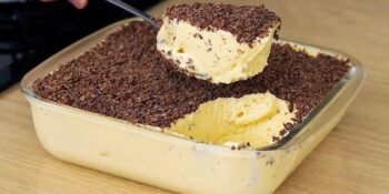 Sobremesa de maracujá com chocolate