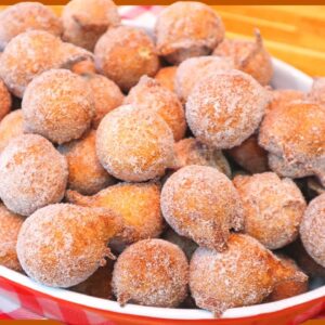 Bolinho de chuva sequinho tudo gostoso