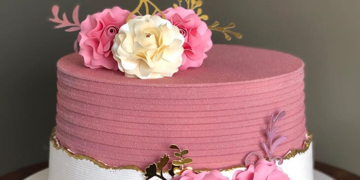 Bolo de aniversário rosa receita