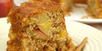 Bolo de aveia com 1 maçã