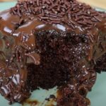 Bolo de chocolate mais molhadinho do mundo sem calda ana maria