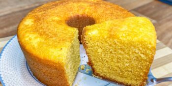 Bolo de fubá da Rita Lobo