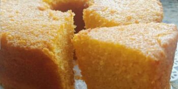 Bolo de milho com farinha de aveia