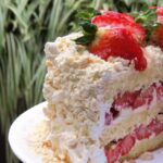 Bolo de nata com morango receita