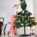 como limpar árvore de natal