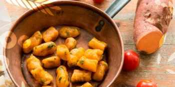 Nhoque de batata-doce laranja do MasterChef