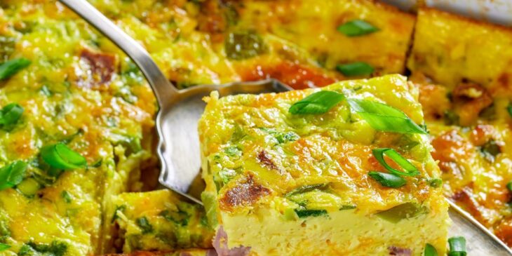 omelete de forno recheado