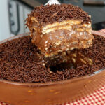 Pavê pequeno de chocolate como preparar chocolatudo