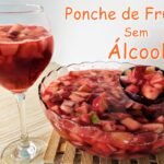 Ponche de frutas sem álcool tudo gostoso