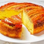 receitas de bolo de banana caramelada