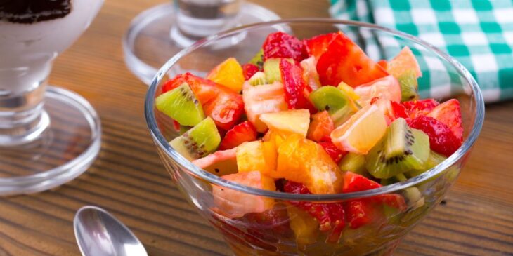 salada de frutas para verão