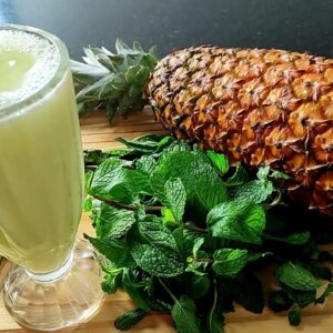 Suco gaseificado de casca de abacaxi receita