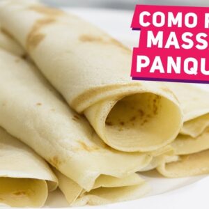 Massa de panqueca com maizena tudo gostoso