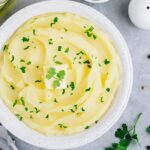 Purê de batata saudável receita