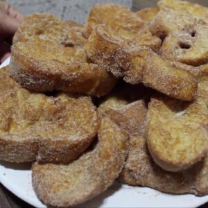 Rabanada com pão francês receita