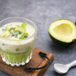 sobremesa feita com abacate