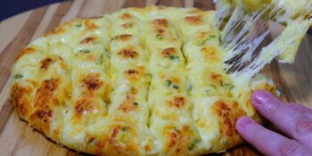 Pão de alho no liquidificador