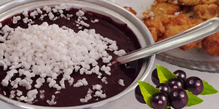 Açaí com peixe receita