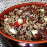 Almoço de uma panela só do TikTok baião de dois