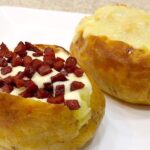 Batata recheada no microondas rápida receita