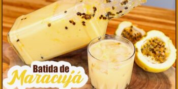 Batida de maracujá cremosa