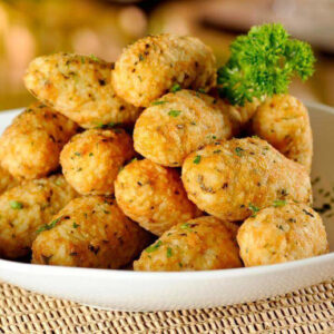 Bolinho de arroz fit ana maria low carb airfryer