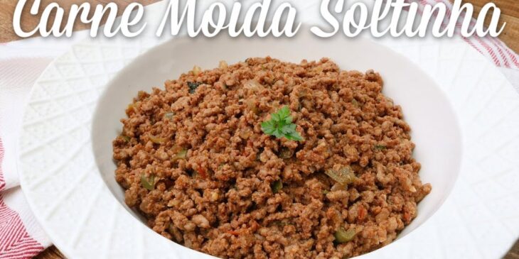 Carne moída soltinha receita